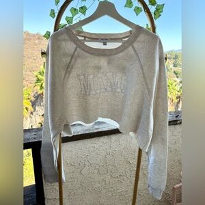 MAMA Crop Top Sweatshirt